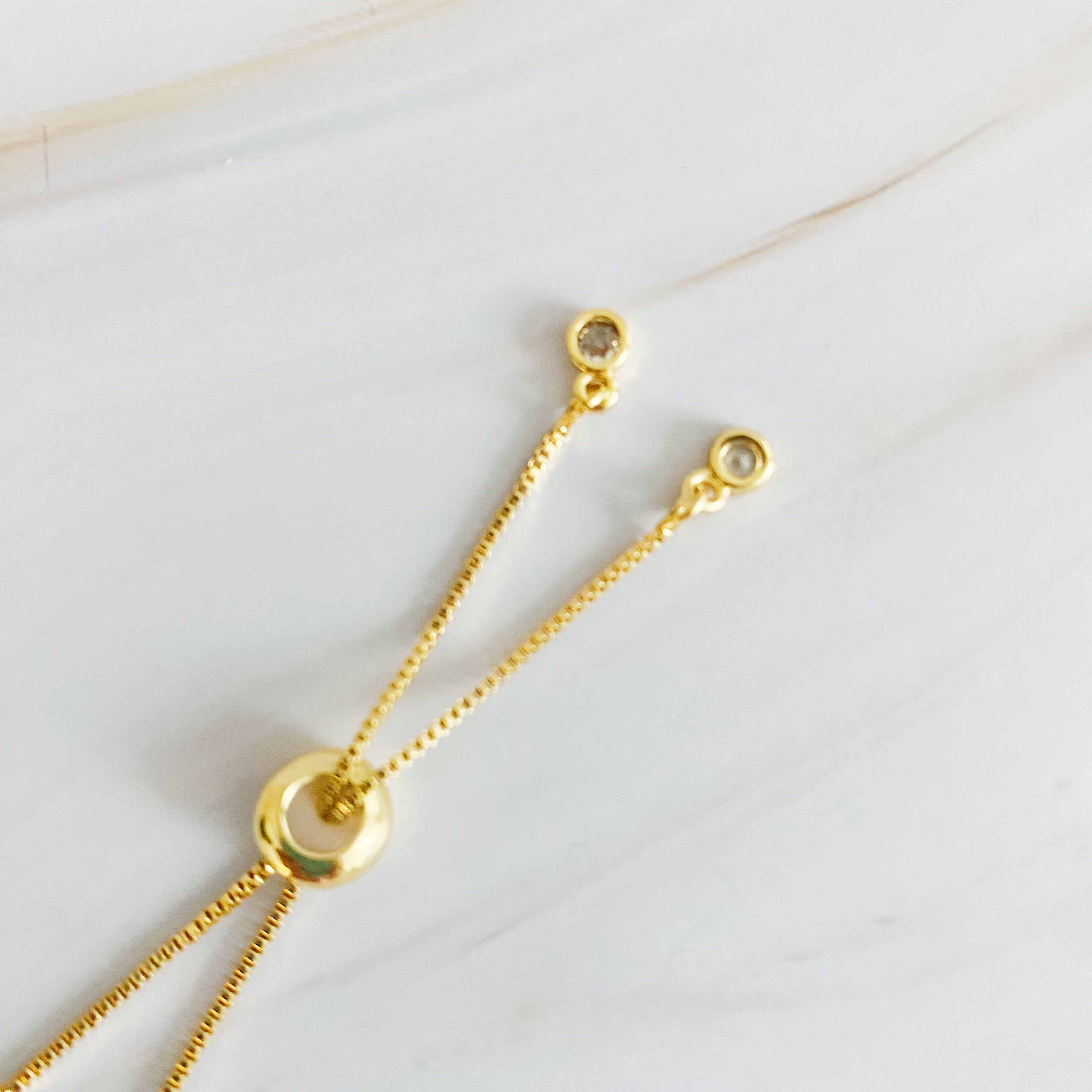 Elegant Cross Slide Bracelet