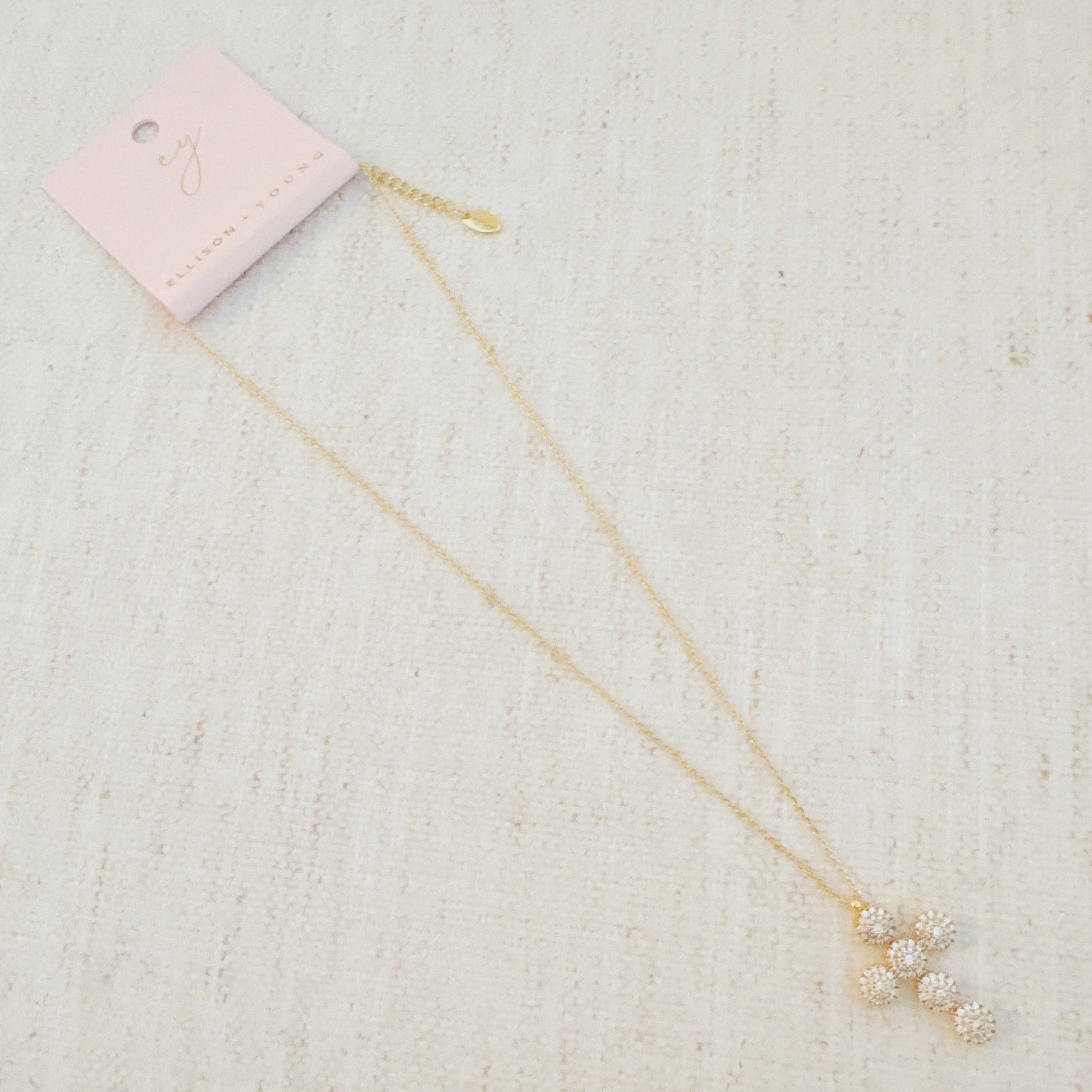 Dainty Sparkle Cross Necklace